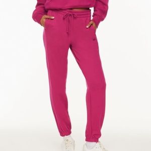 aritzia terry fleece boyfriend sweatpants